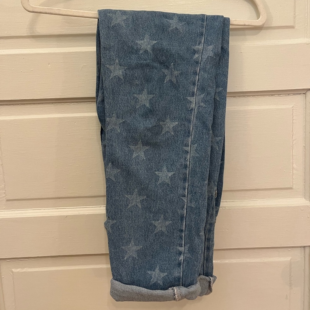 Star-patterned high-wasted mom jeans - Picture 5 of 5